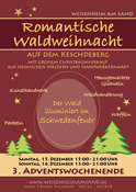 Romantische Waldweihnacht auf dem Ludwigshain