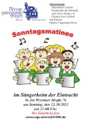 MGV Eintracht Sonntagsmatinee