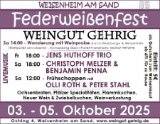 Weingut Gehrig Federweißenfest