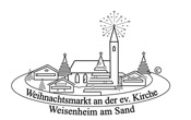 Weihnachtsmarkt an der ev. Kirche